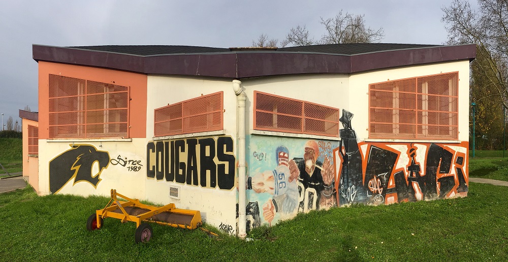 The Saint-Ouen-l'Aumône Cougars' modest facility in Saint-Ouen-l'Aumône, France.