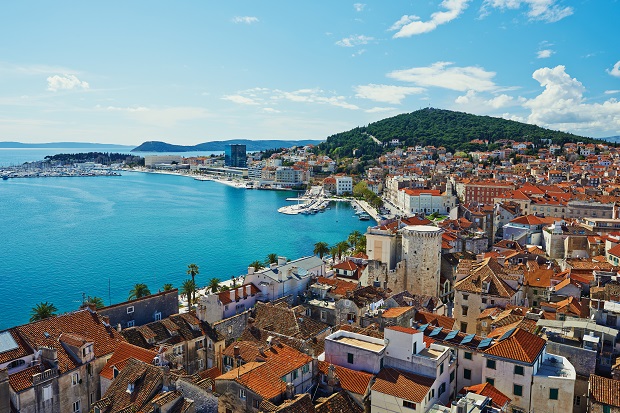 The beautiful city of Split, Croatia.