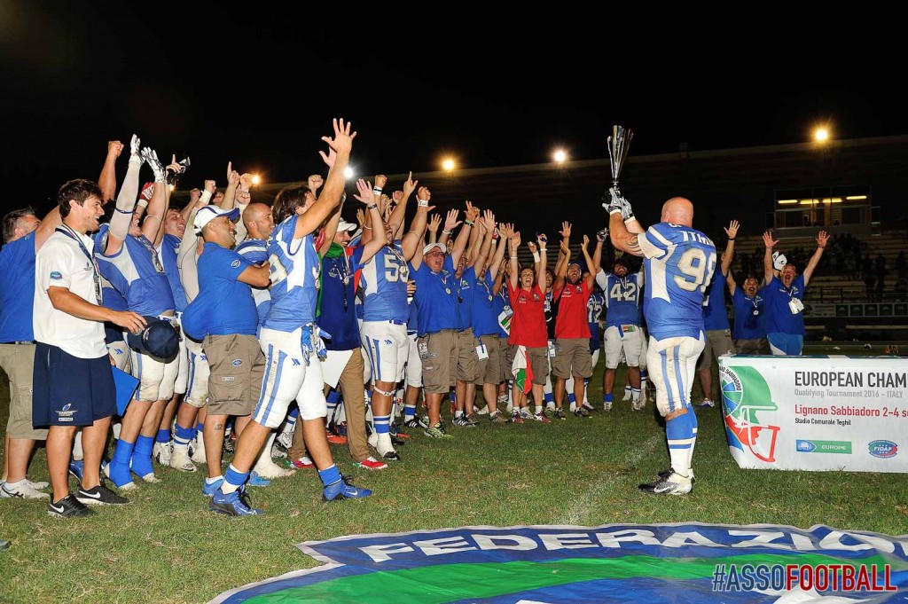 04 settembre 2016 / c/o Stadio Comunale G. Teghil - Viale Europa 142 - Lignano Pineta (UD) Italy / Football Americano - IFAF - CAMPIONATI EUROPEI di FOOTBALL AMERICANO Torneo di Qualificazione - Finalissima 1/2 posto Blue Team Italia Vs. Serbia / © 2016 Ph. Luca Nava. All Right Reserved / lucafoto@alice.it / www.lucanava.com / www.nikonphotographers.it/lucanava