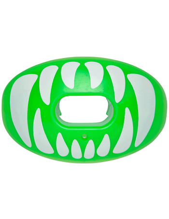 Battle Oxygen Predator Mouth Guard Green-White 1