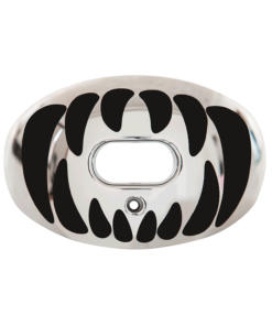 Battle Oxygen Predator Chrome Mouth Guard Silver-Black 1