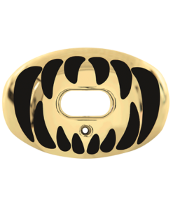 Battle Predator Chrome Mouth Guard Gold-Black 1