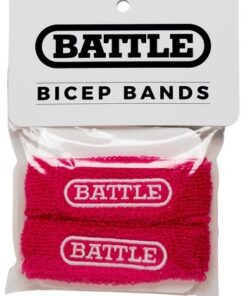 Battle Bicep Bands Pink 1