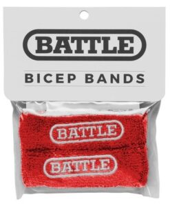 Battle Bicep Bands Red 1