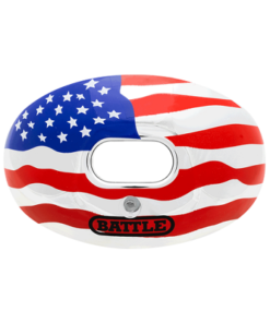 Alternative view of Battle Oxygen Chrome American Flag Mouth Guard