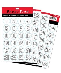 Alternative view of SportStar Helmet Circle Numbers