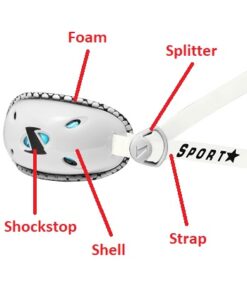 SportStar X-1 T-Rex Hurricane Gel Chin Strap Diagram 1