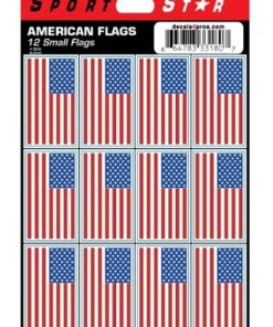 SportStar USA Flag Helmet Decals