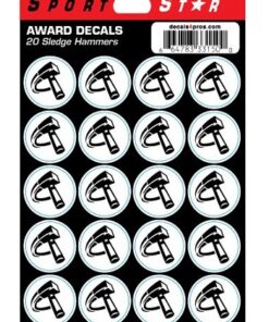 SportStar War Hammer Award Decals